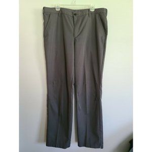 IZOD Golf Pants Men's Performance 4Pocket Flat Front Stretch slim fit Pant 38/32